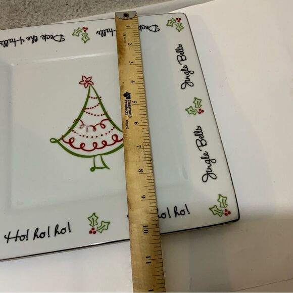 St. Nicholas Square Dinner/Decorative Plate 'Tis the season G18 - Picture 7 of 8